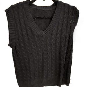 Crochet Short Sleeve Sheer Blouse L